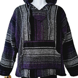 Purple & Grey Baja Hoodie Size S/M